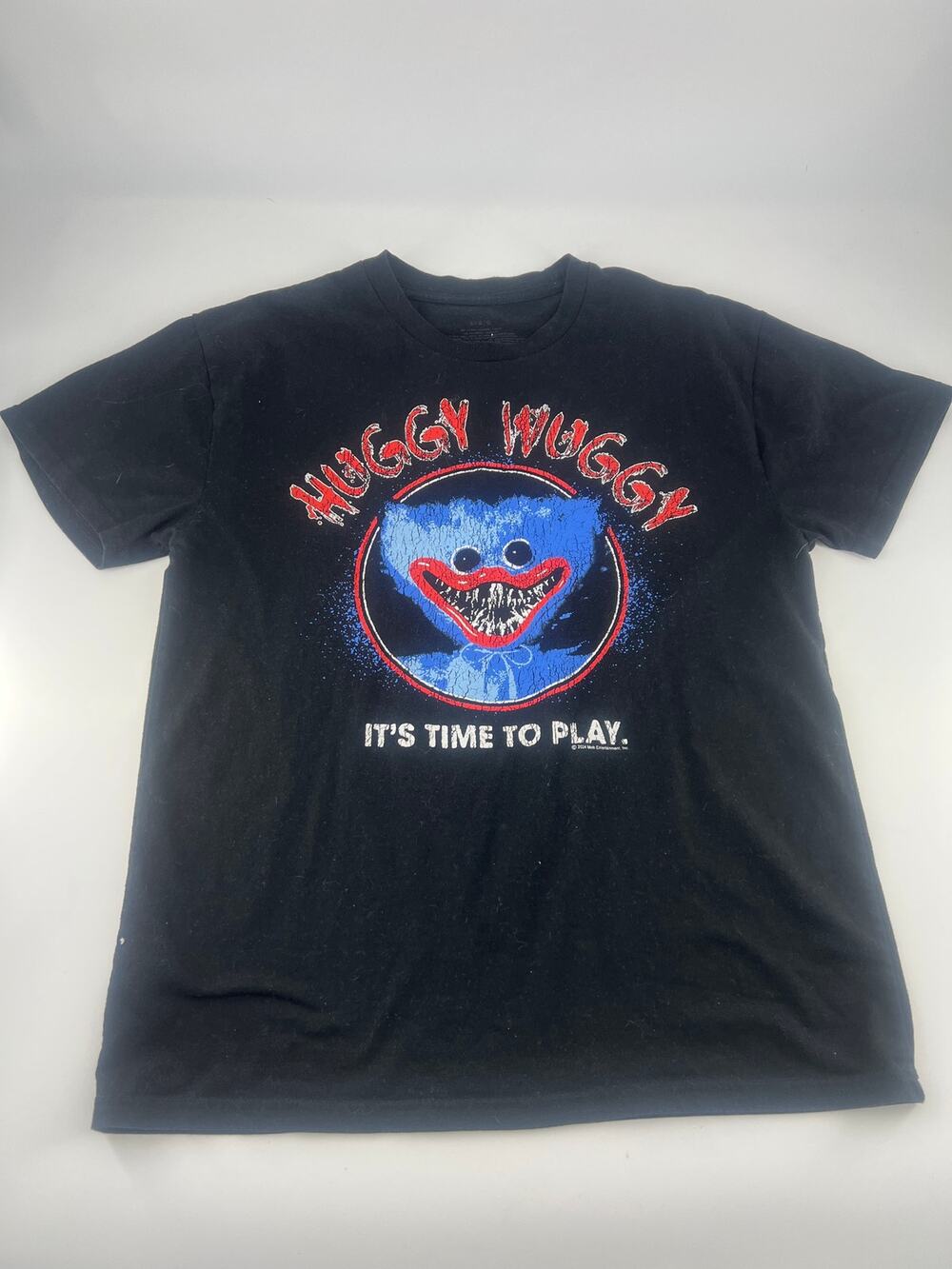 Huggy Wuggy Shirt Womens Large Black Horror Scary Halloween